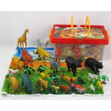 Carry Box Of Wild Animals