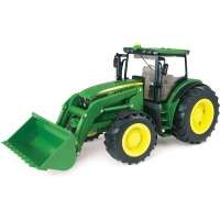Farm Tractor With Scoop